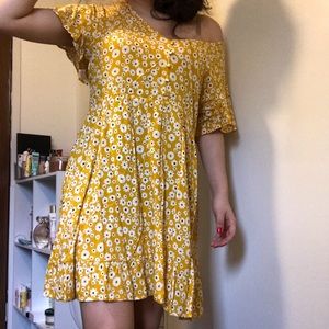 Yellow Flowy Dress
